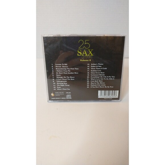 Various Artists, 25 Sax Greats // Volume 2, Audio CD - Picture 2 of 5